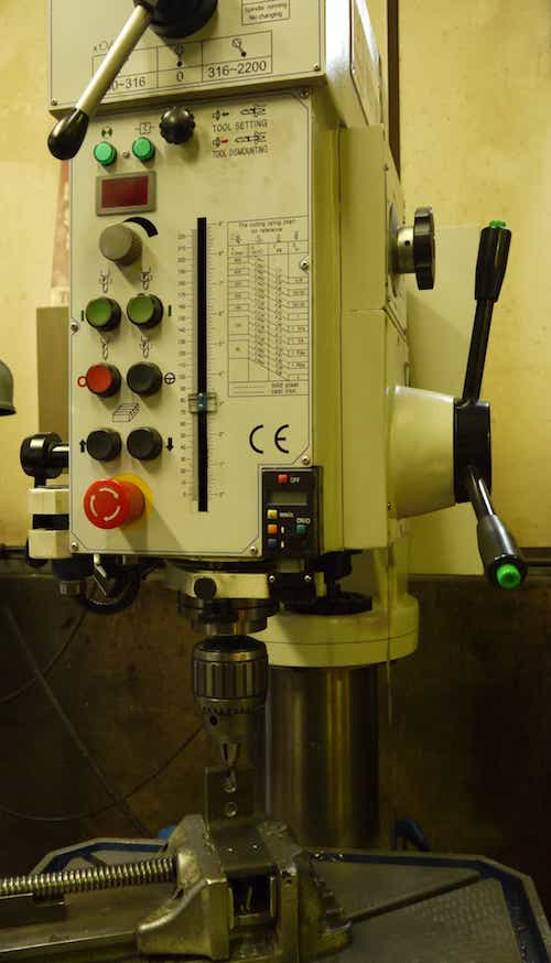 Column drill press
